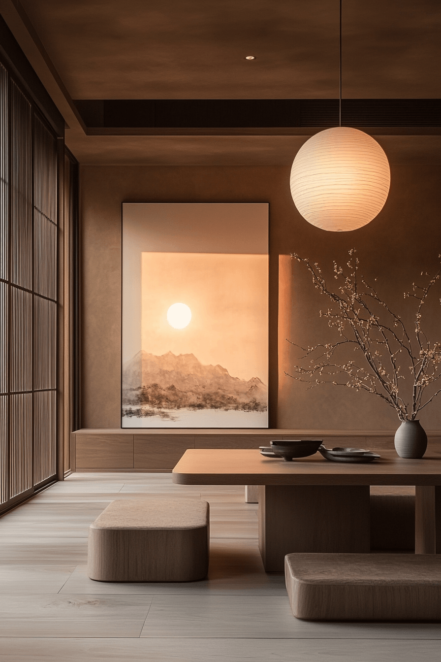 japandi dining room