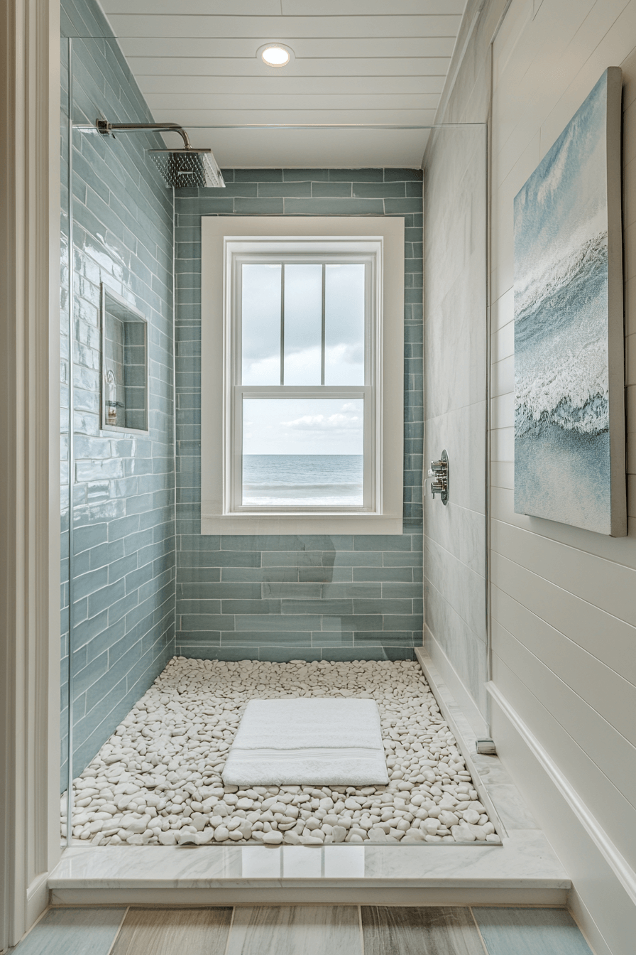 29 Coastal Bathroom Shower Ideas That Make Waves with Style coastal bathroom shower ideas