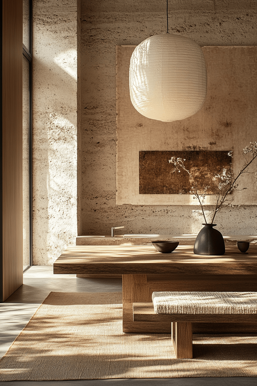 japandi dining room