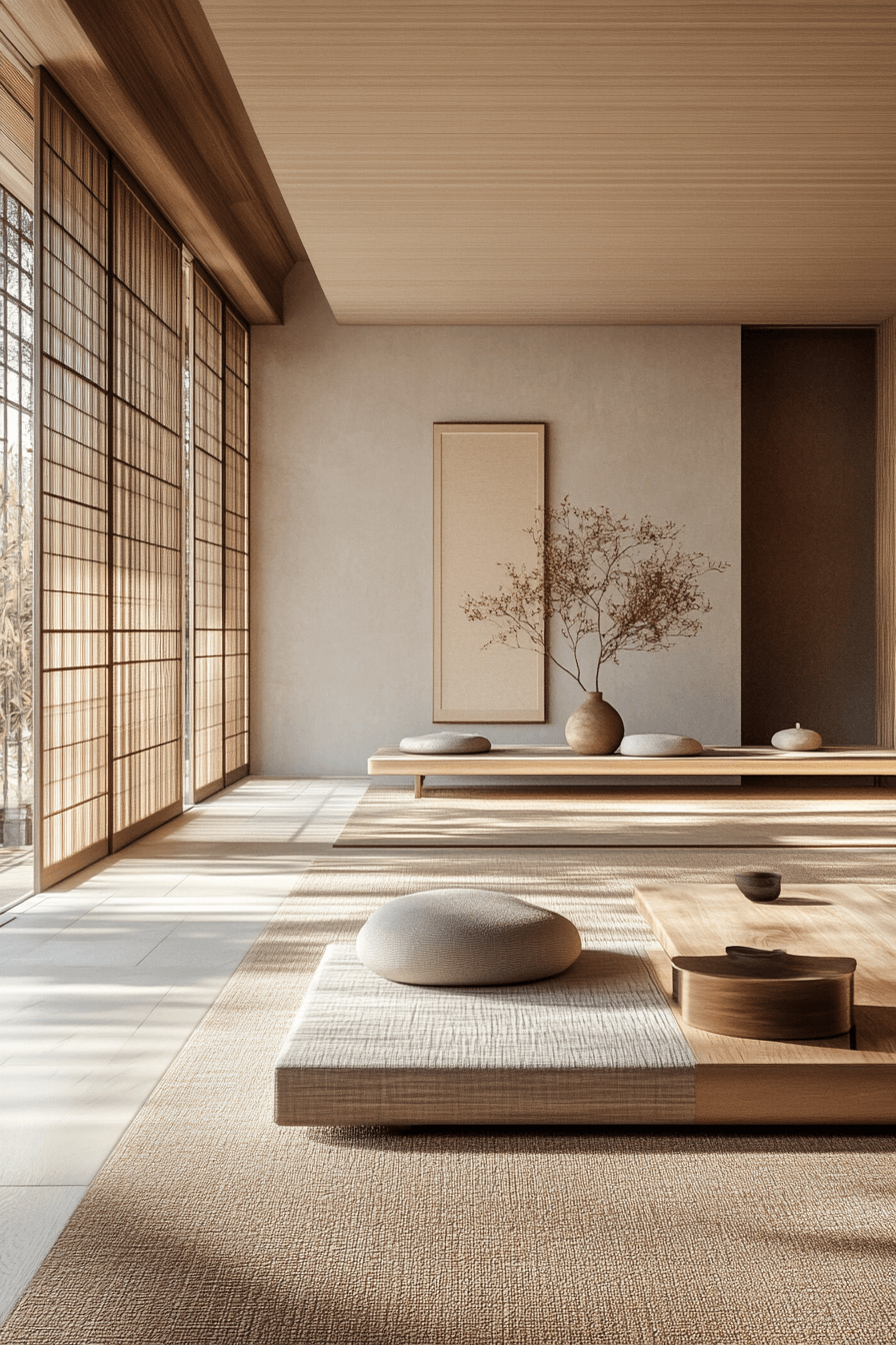 29 Japandi Living Room Themes for a Naturally Chic Home japandi living room