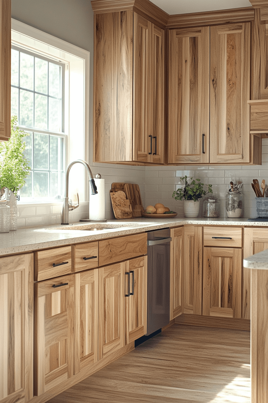 light wood kitchen cabinets