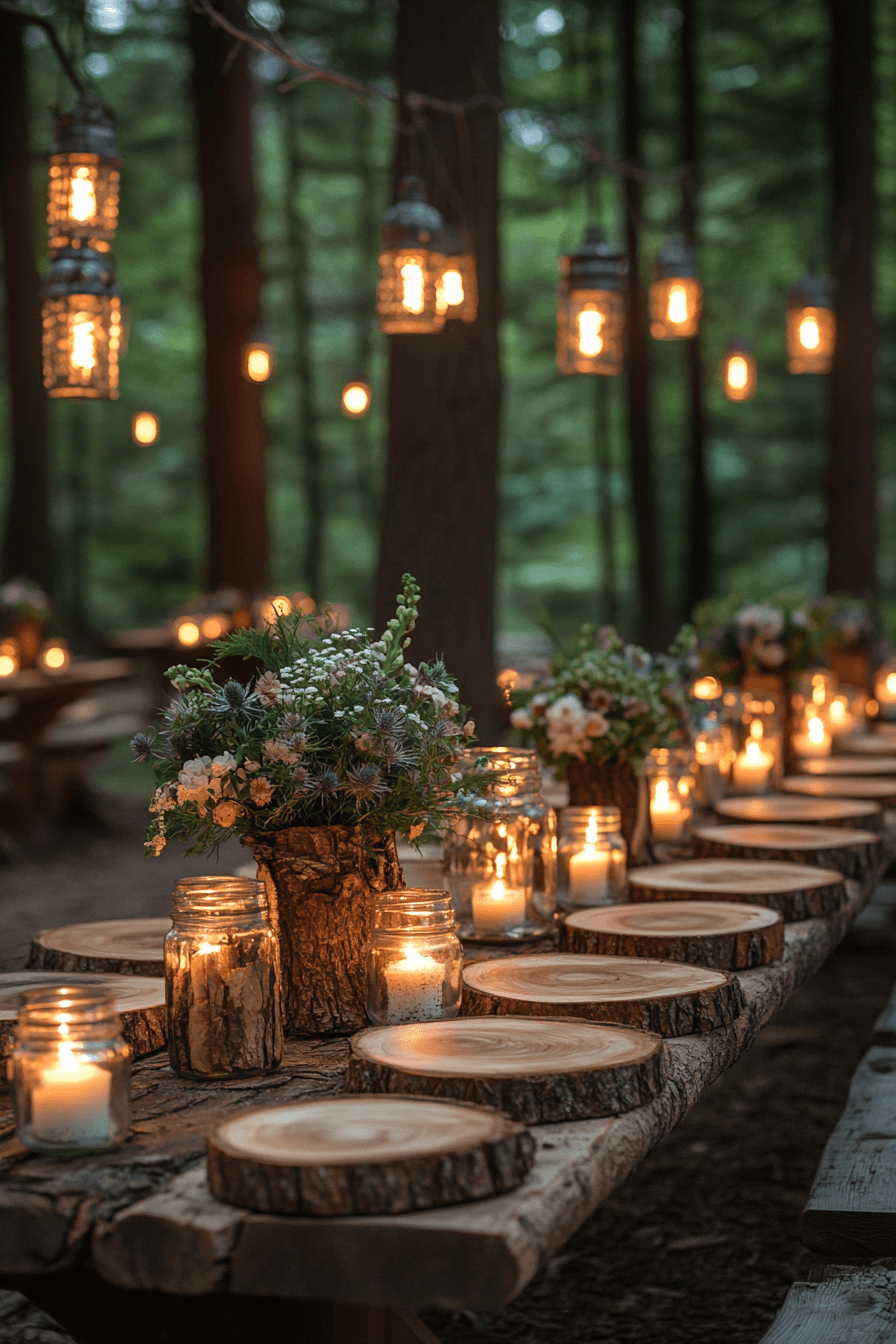whimsical garden wedding