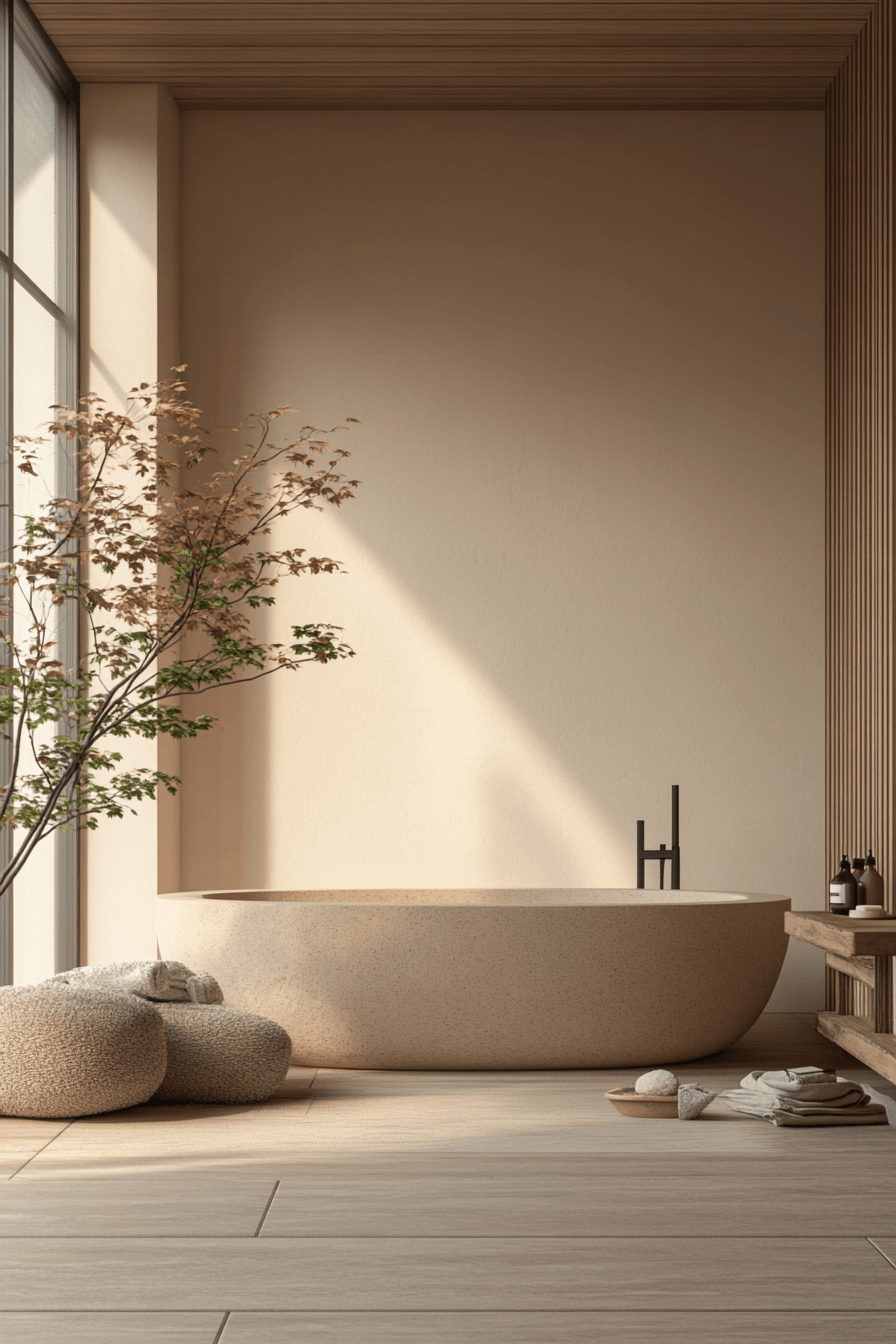 29 Japandi Bathroom Trends That Bring Harmony Home japandi bathroom