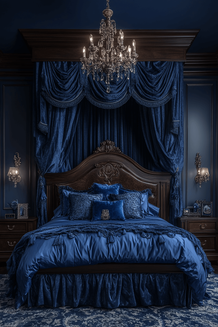 dark victorian bedroom