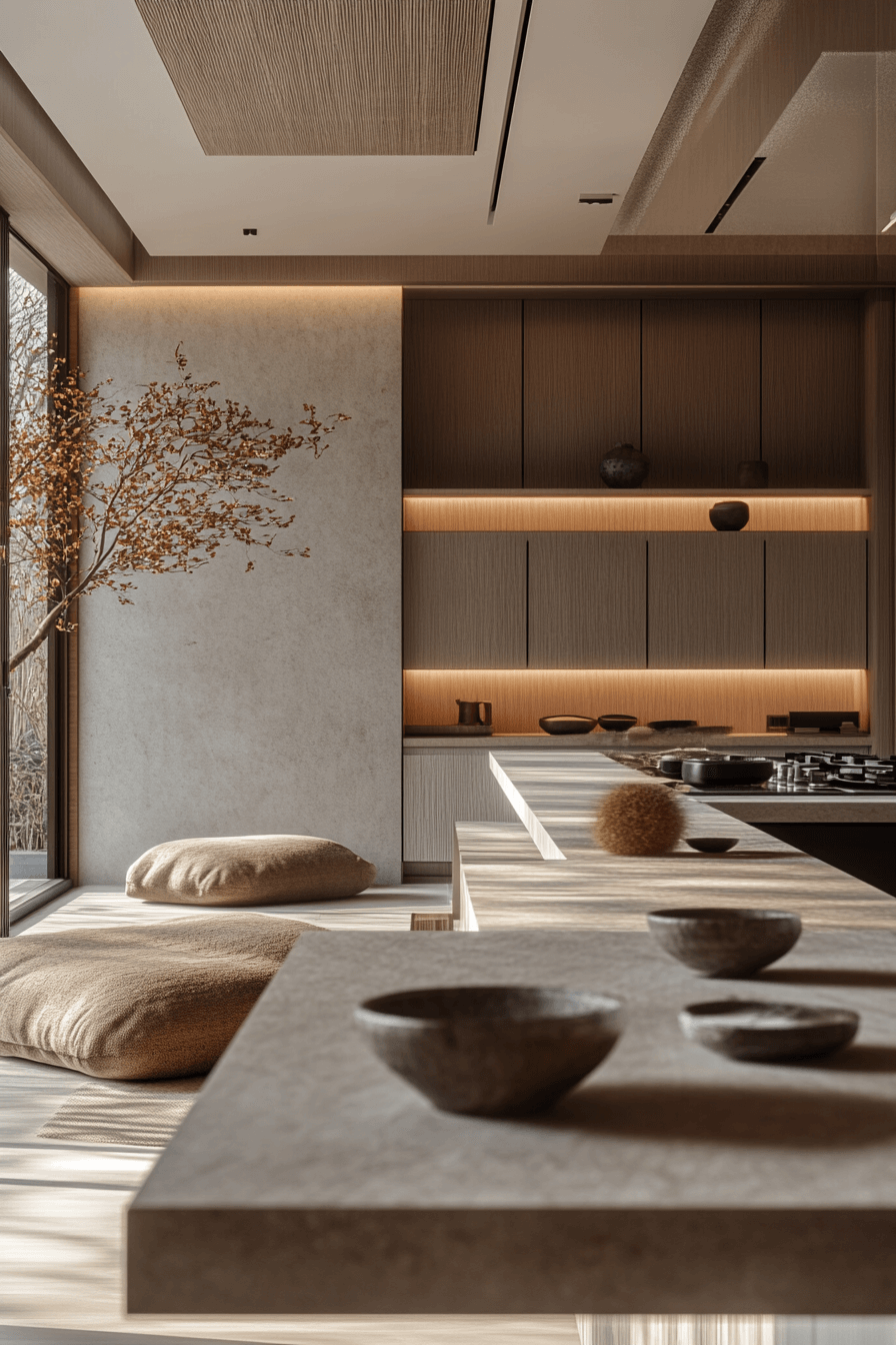 japandi style kitchen