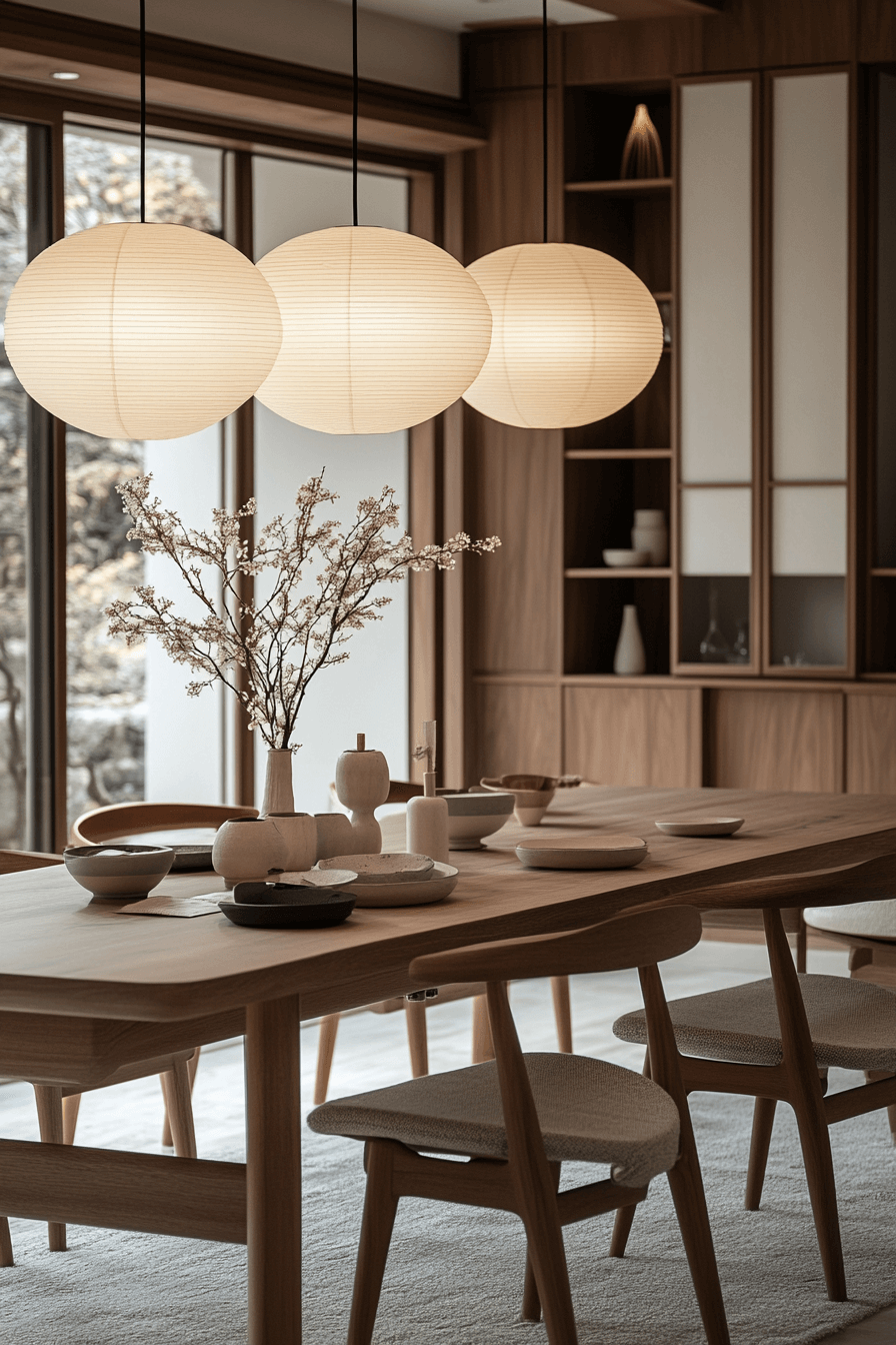 japandi dining room