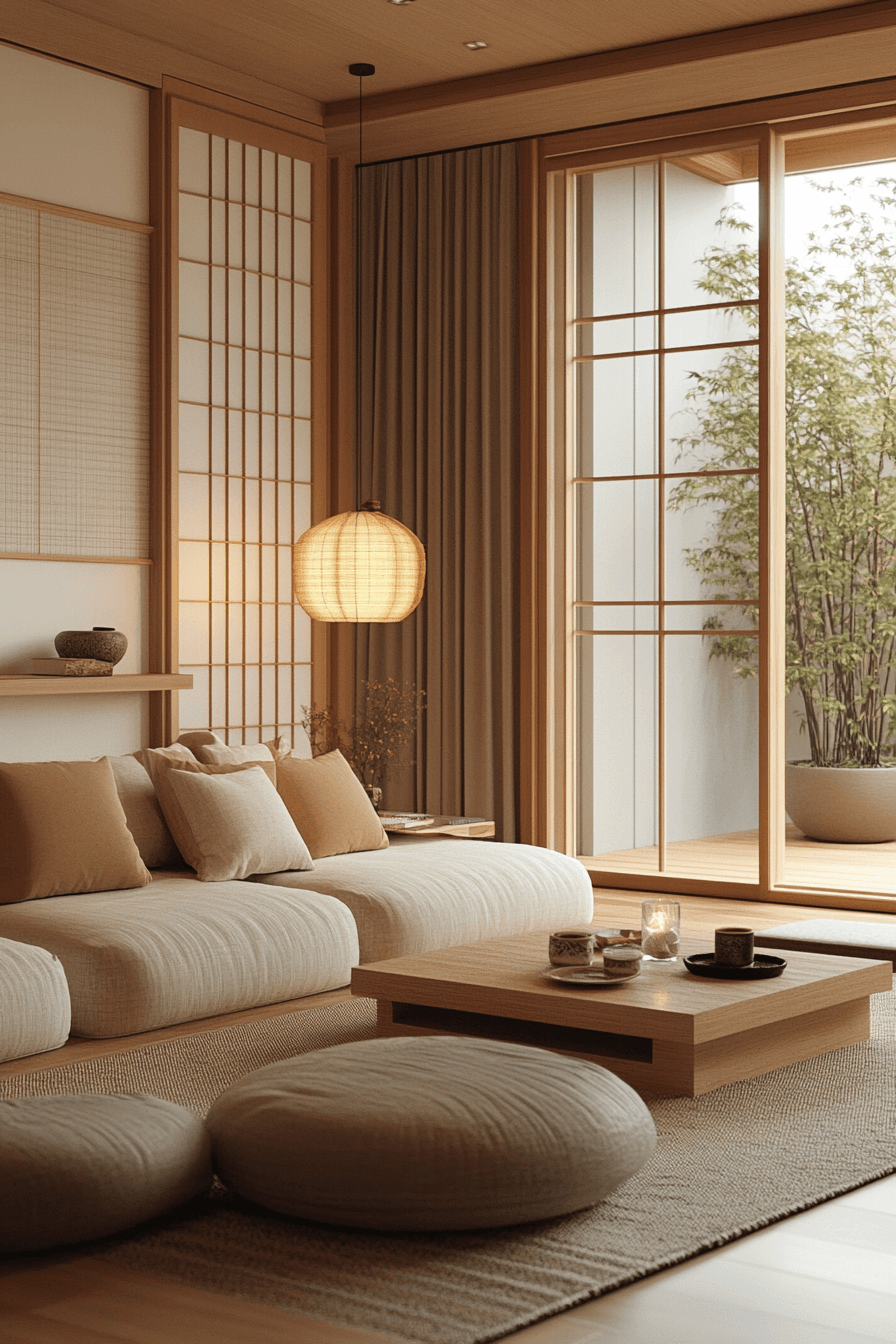 29 Japandi Living Room Themes for a Naturally Chic Home japandi living room
