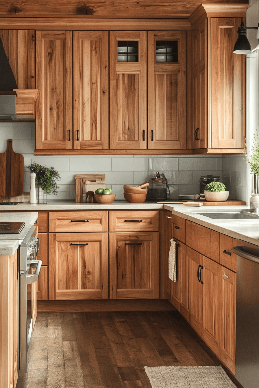 light wood kitchen cabinets