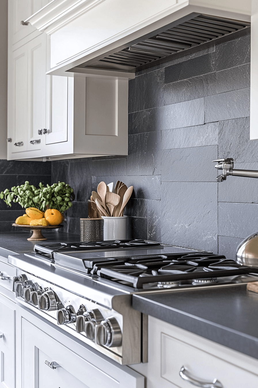 kitchen backsplash with white cabinets