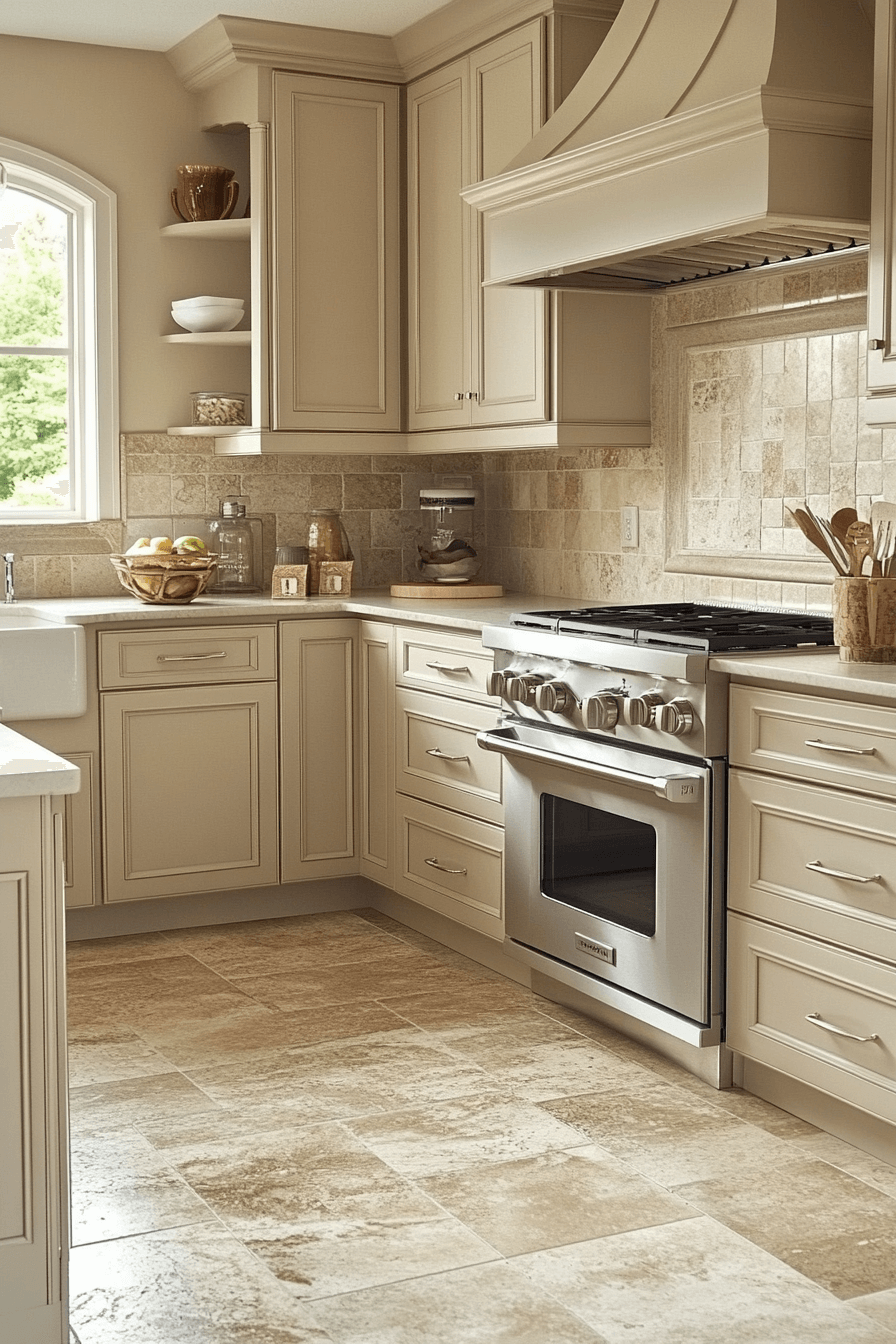 light taupe kitchen cabinets
