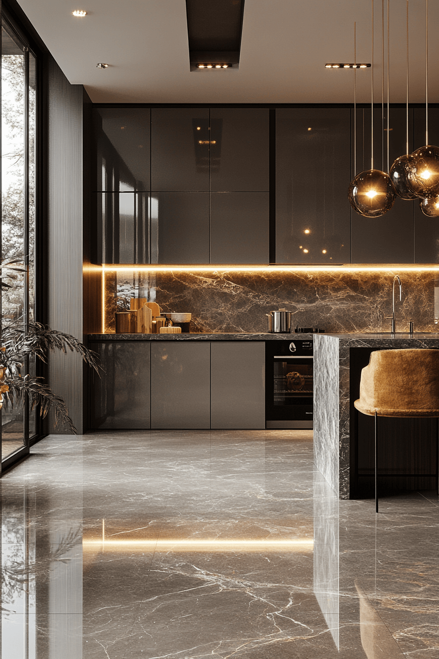 grey kitchen