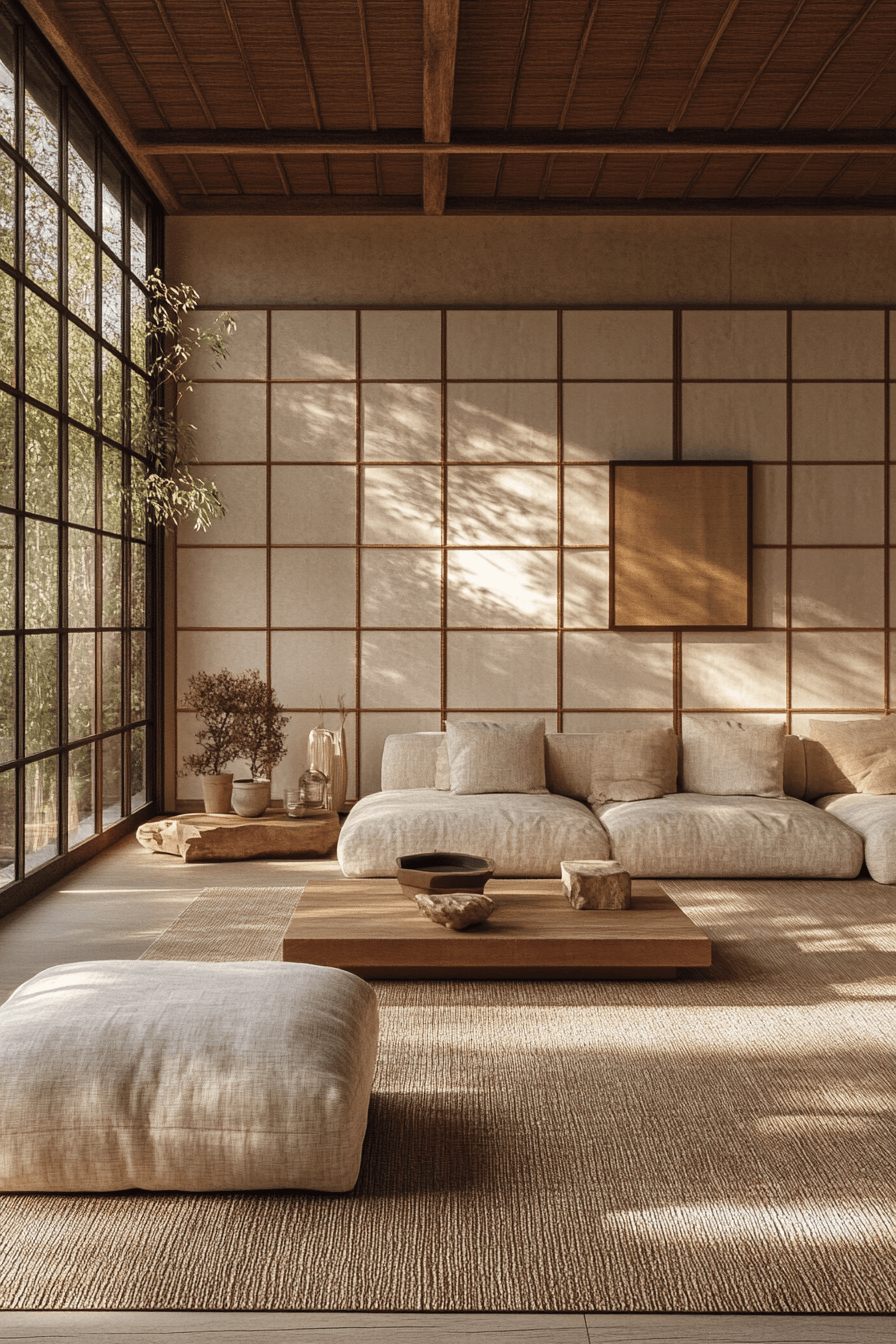 29 Japandi Living Room Themes for a Naturally Chic Home japandi living room