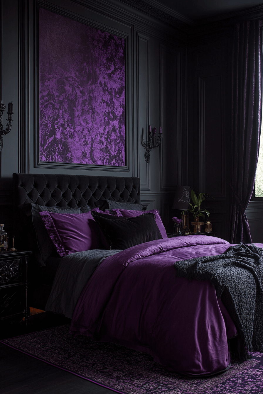 dark victorian bedroom
