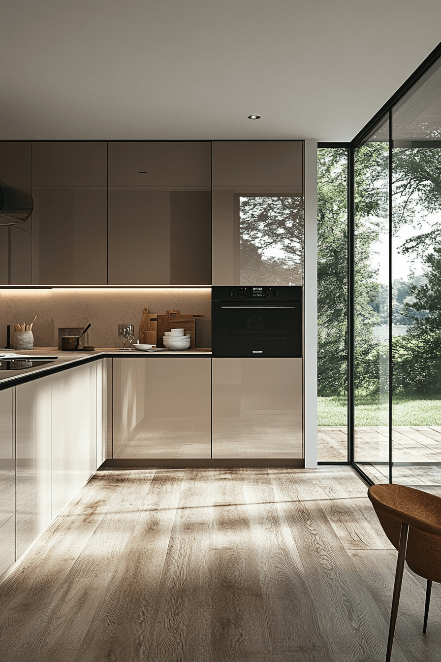 light taupe kitchen cabinets