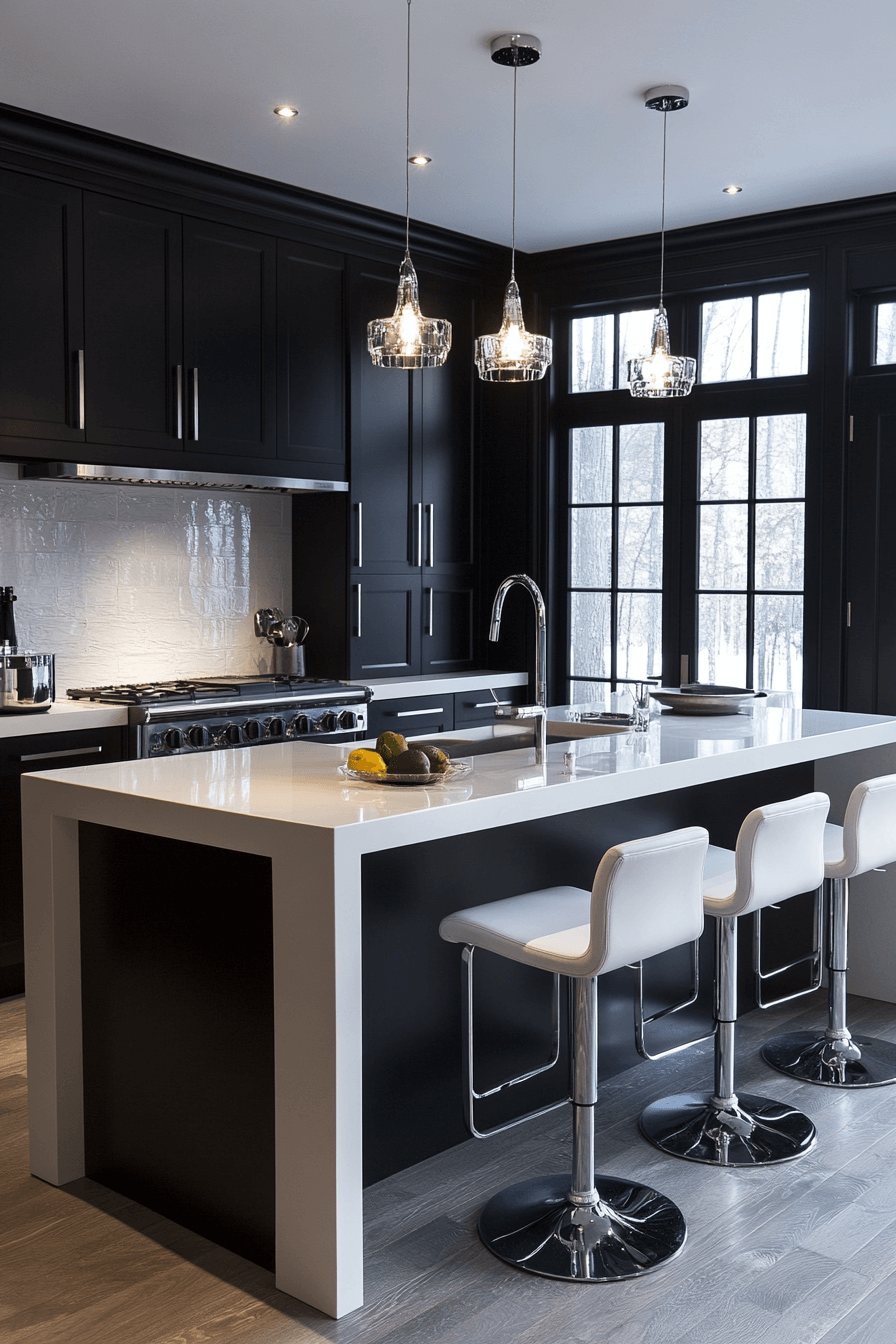 black and white kitchen ideas