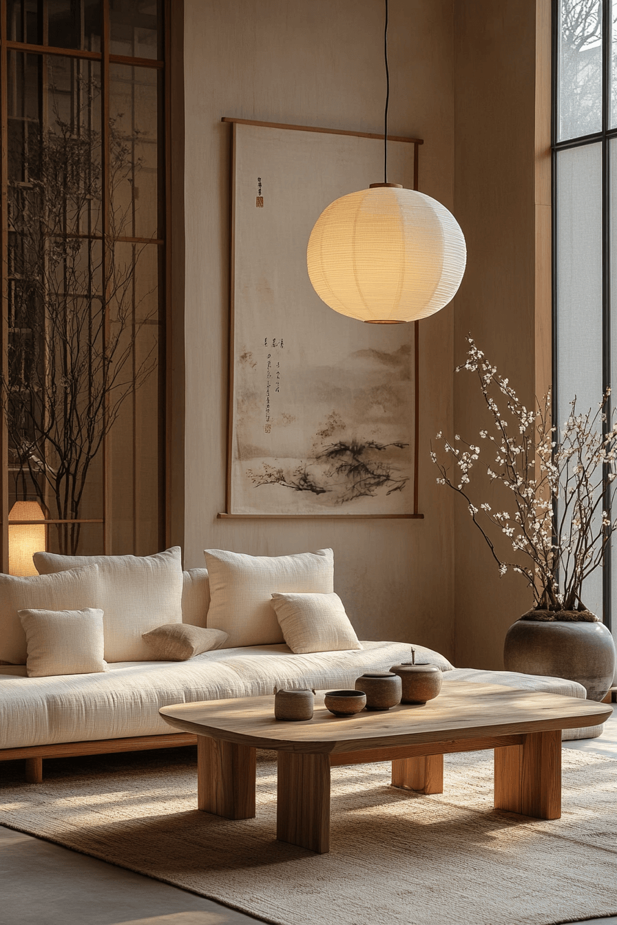 29 Japandi Living Room Themes for a Naturally Chic Home japandi living room