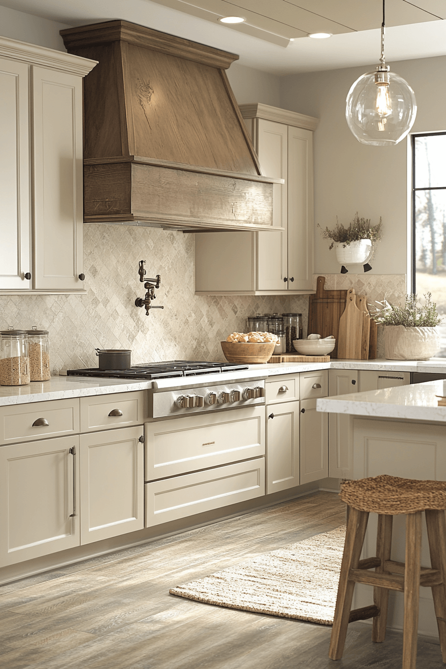 light taupe kitchen cabinets