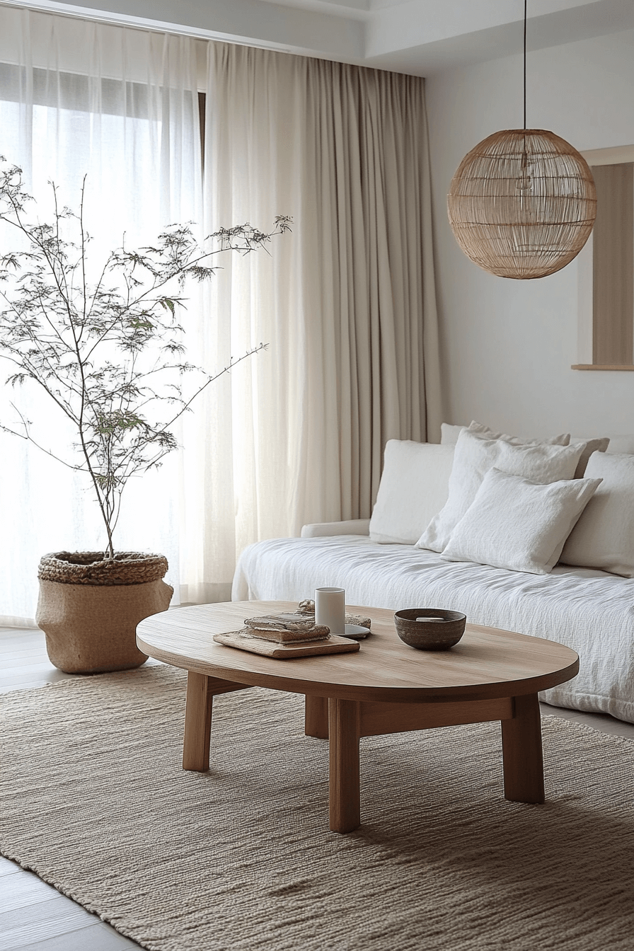 29 Japandi Living Room Themes for a Naturally Chic Home japandi living room