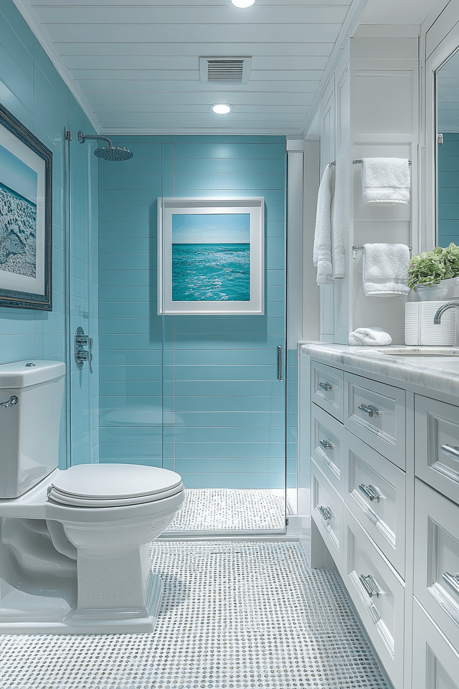 29 Coastal Bathroom Shower Ideas That Make Waves with Style coastal bathroom shower ideas