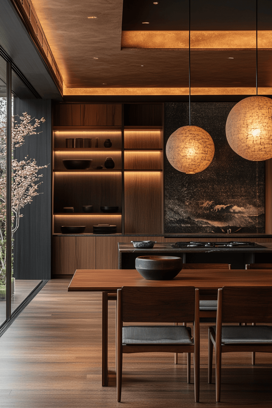 japandi dining room