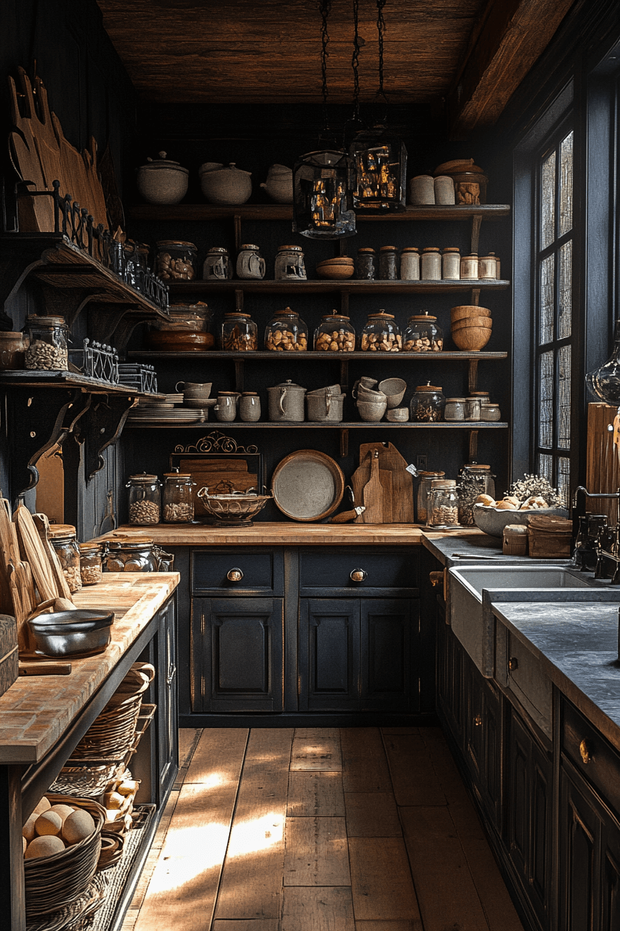 29 Whimsigoth Kitchen Makeovers for a Mystical Culinary Vibe whimsigoth kitchen