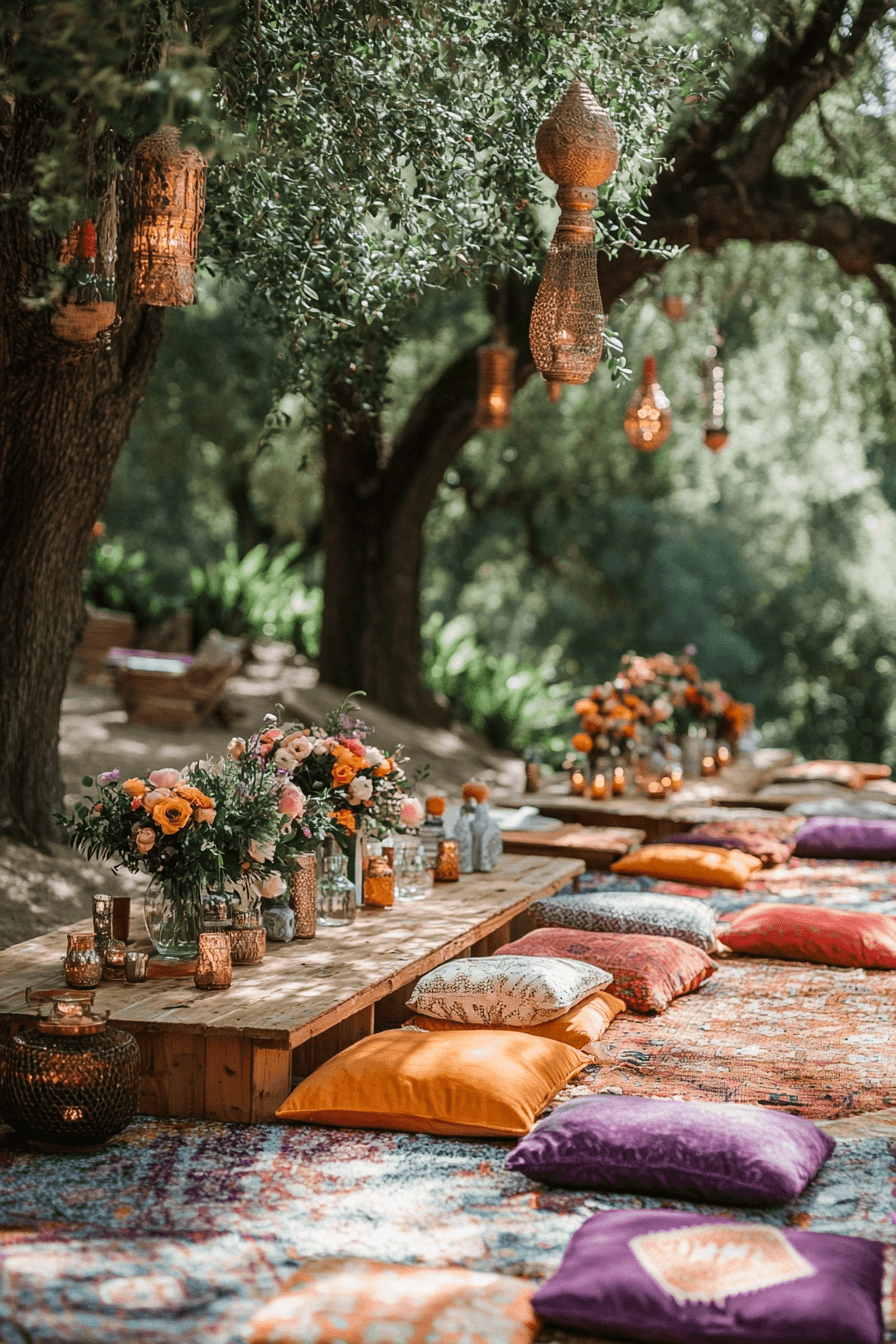 whimsical garden wedding