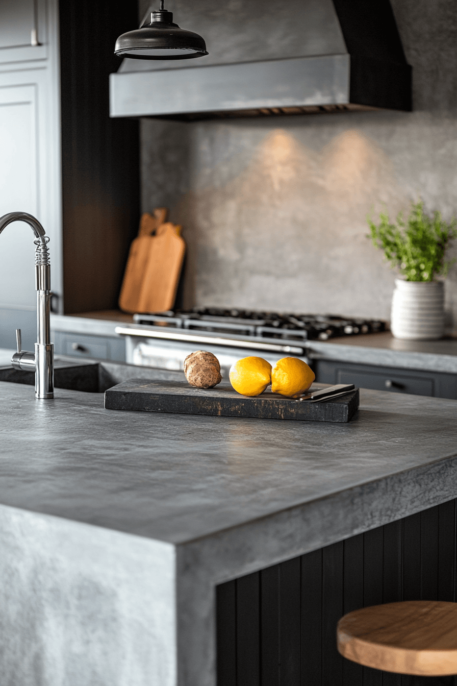 grey kitchen