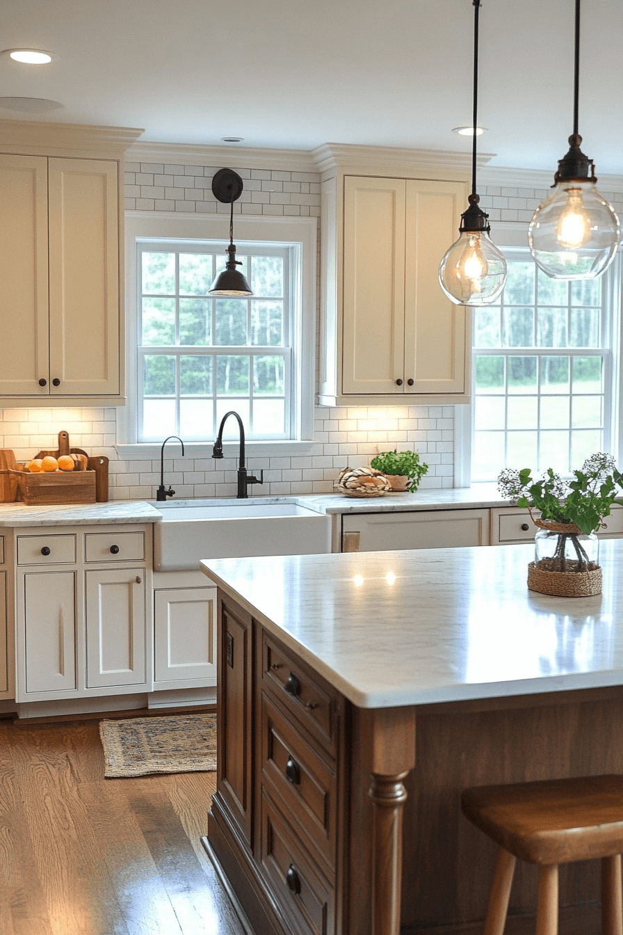 farmhouse kitchen cabinets
