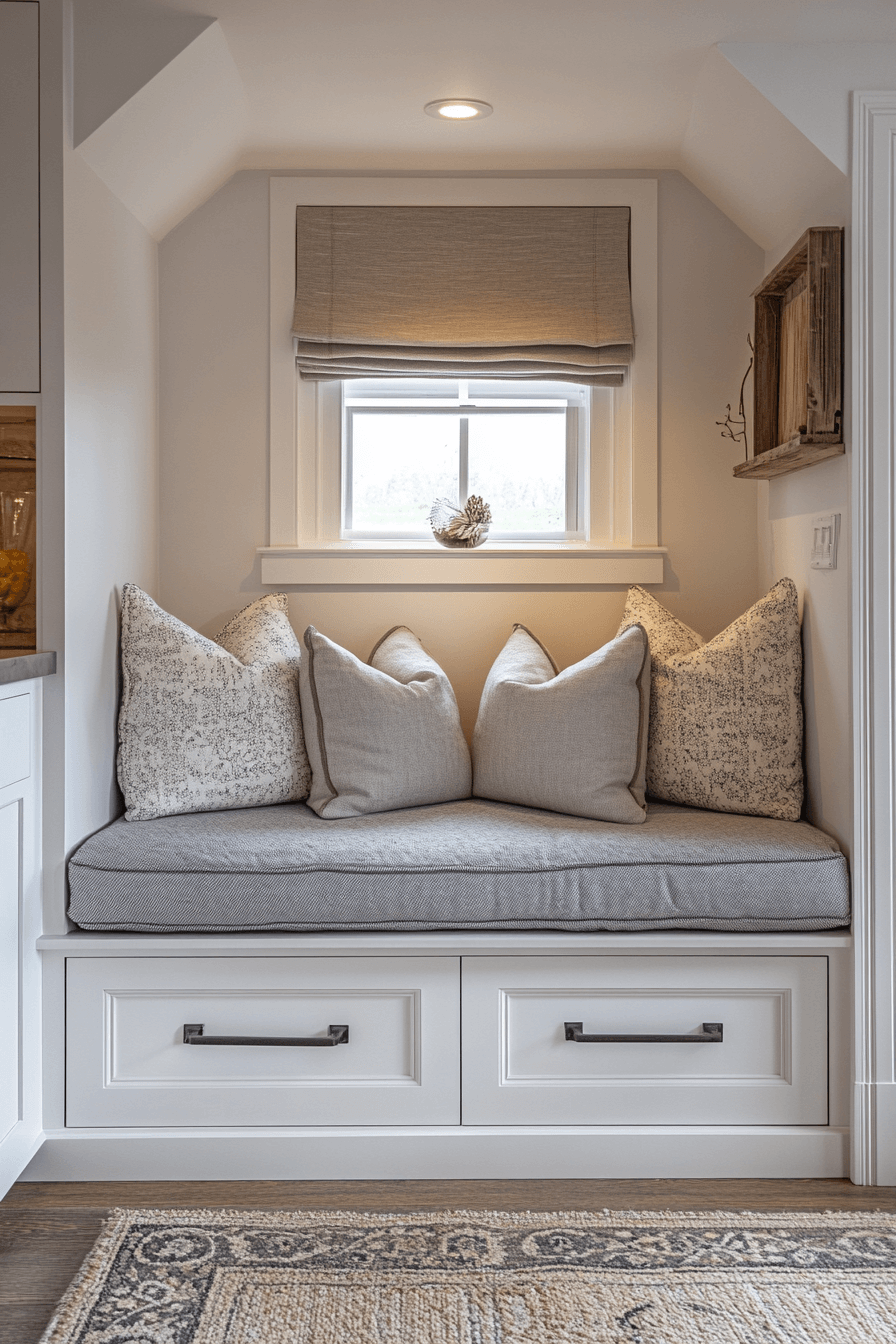 gray and white kitchen