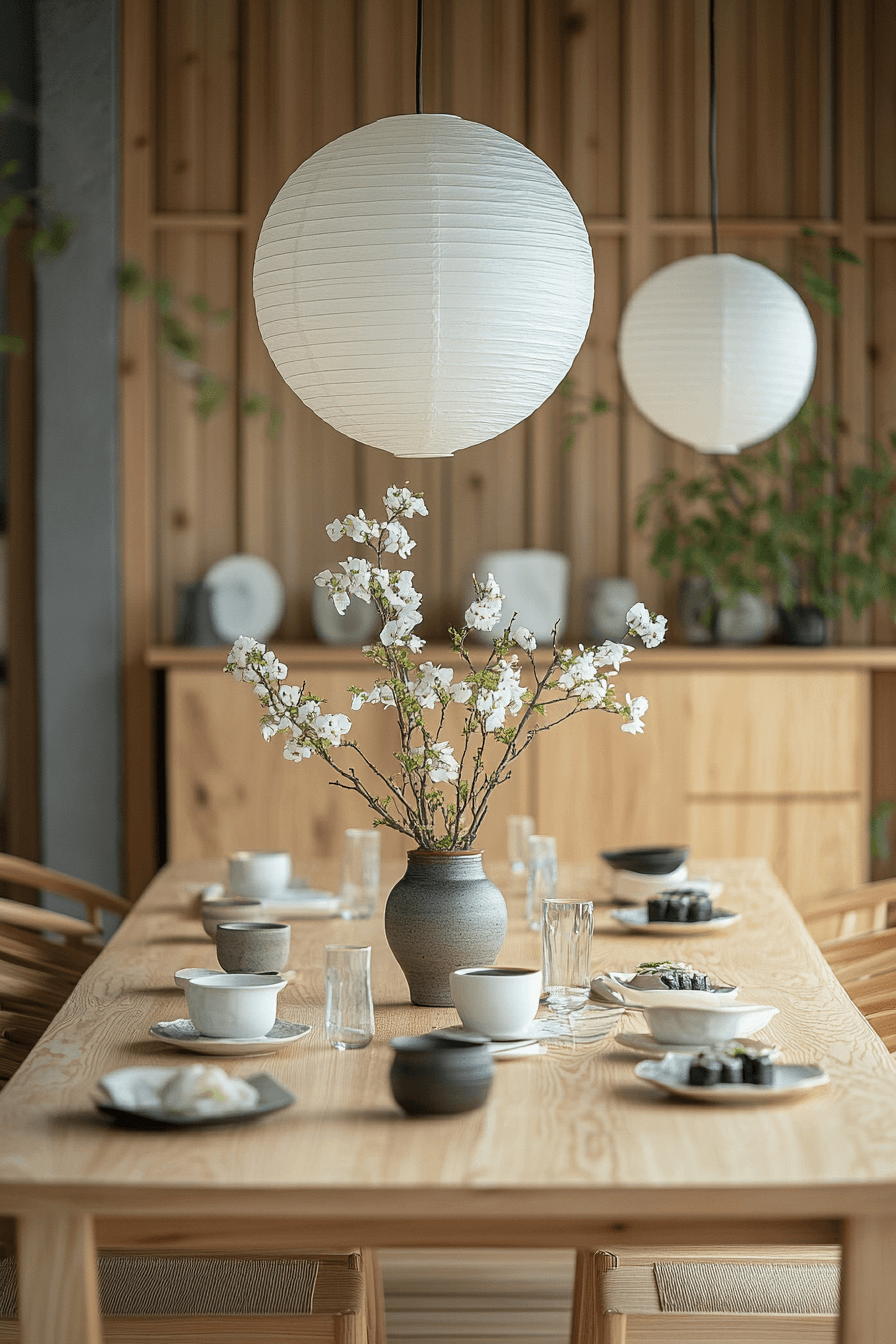 japandi dining room