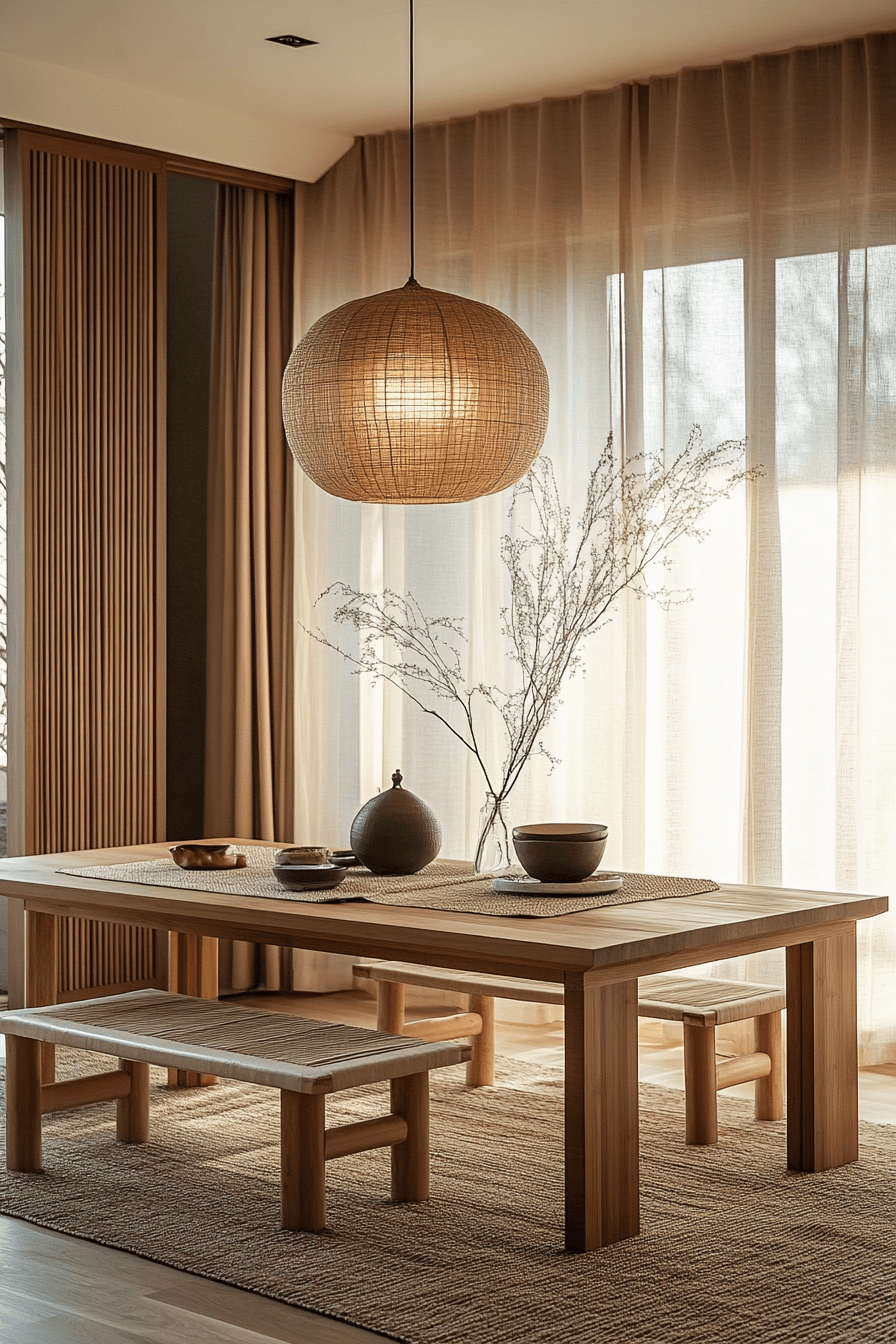 japandi dining room