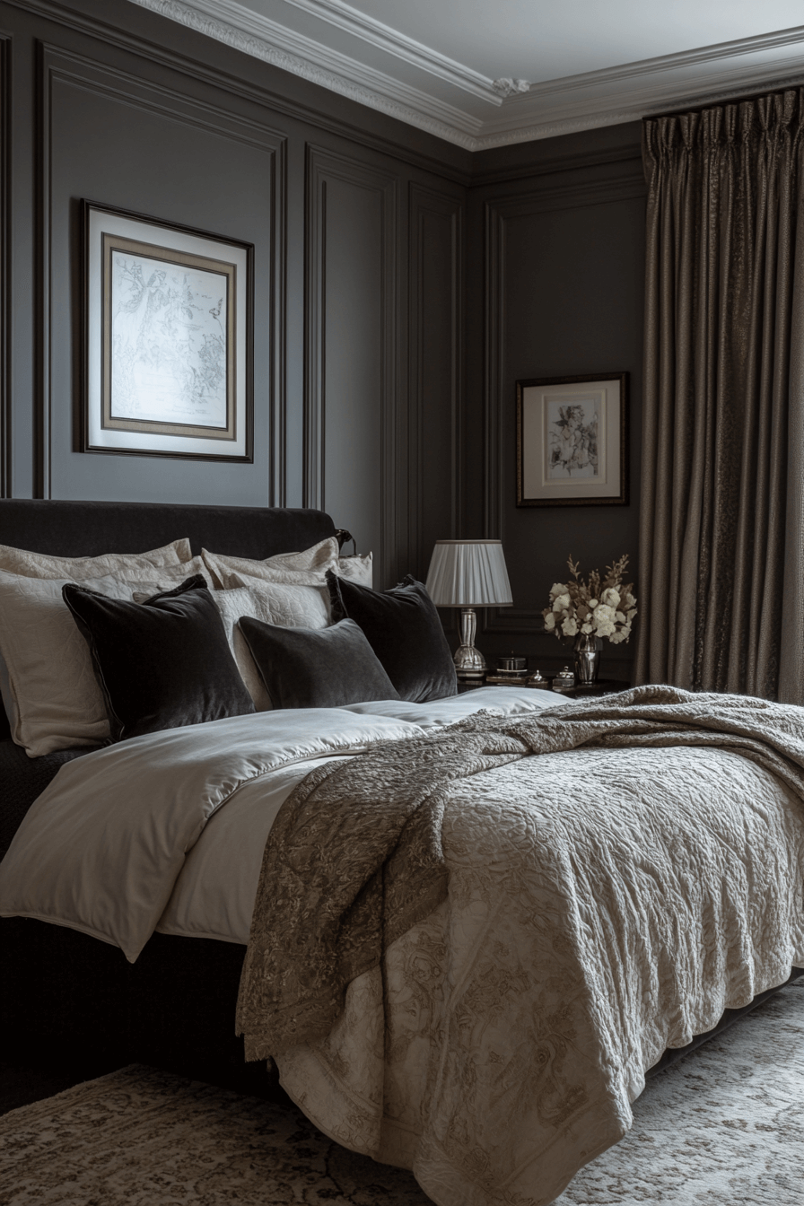 dark victorian bedroom