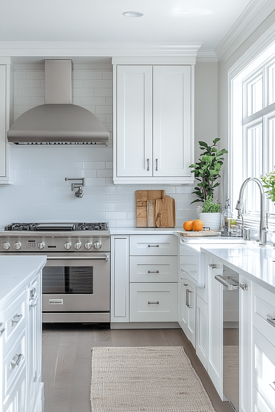 small white kitchen