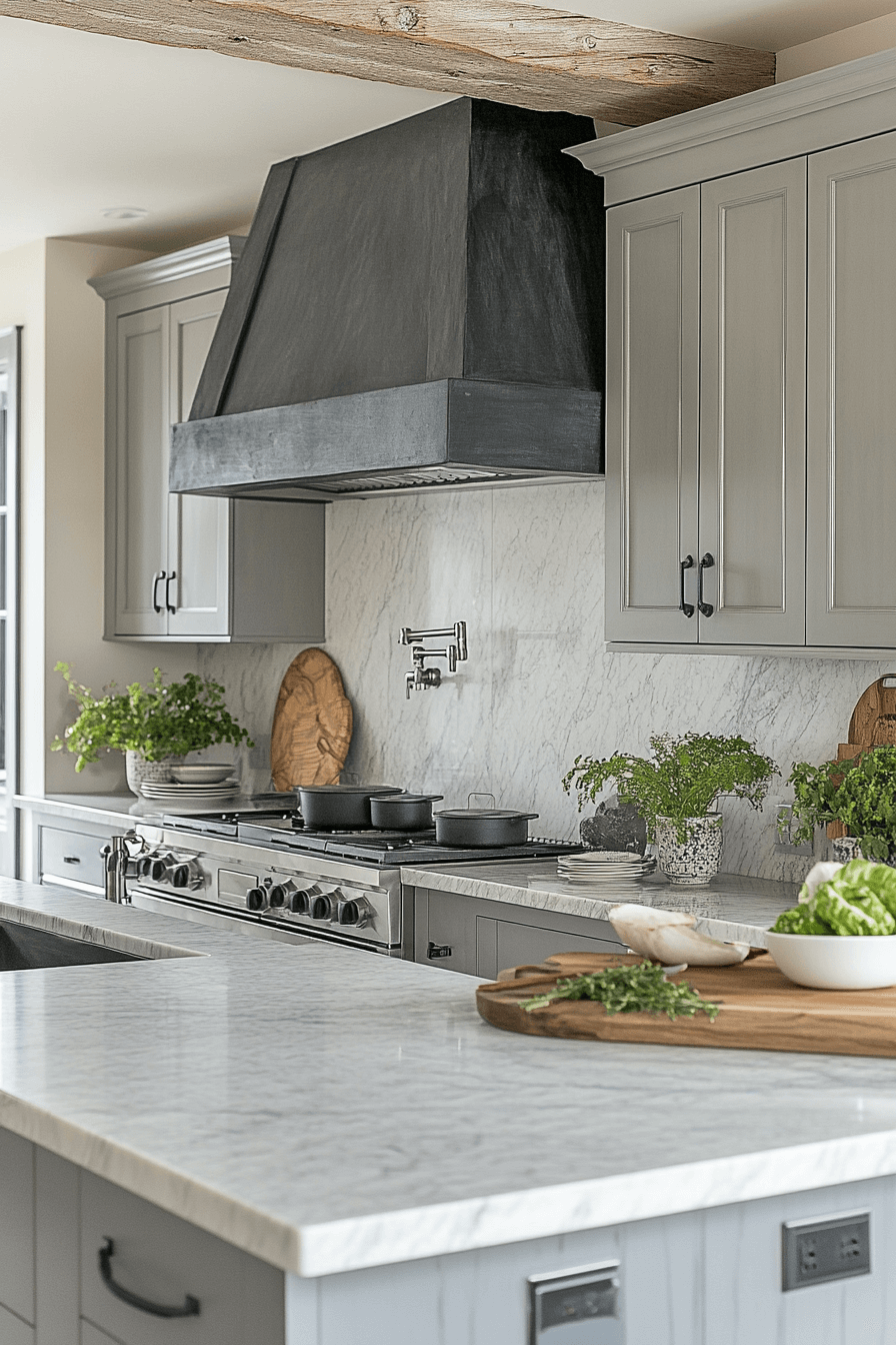 grey kitchen