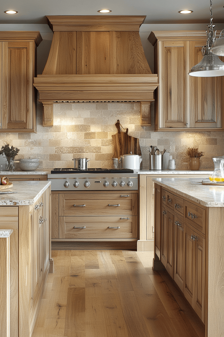 light wood kitchen cabinets