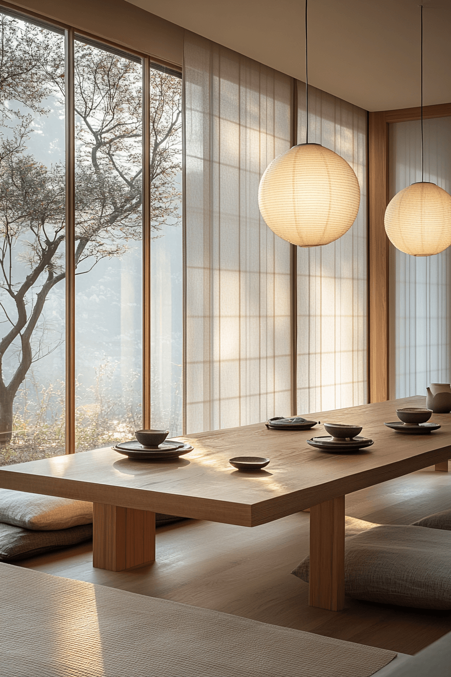 japandi dining room