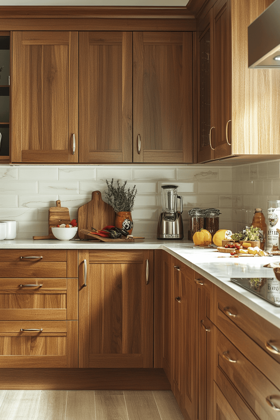 light wood kitchen cabinets