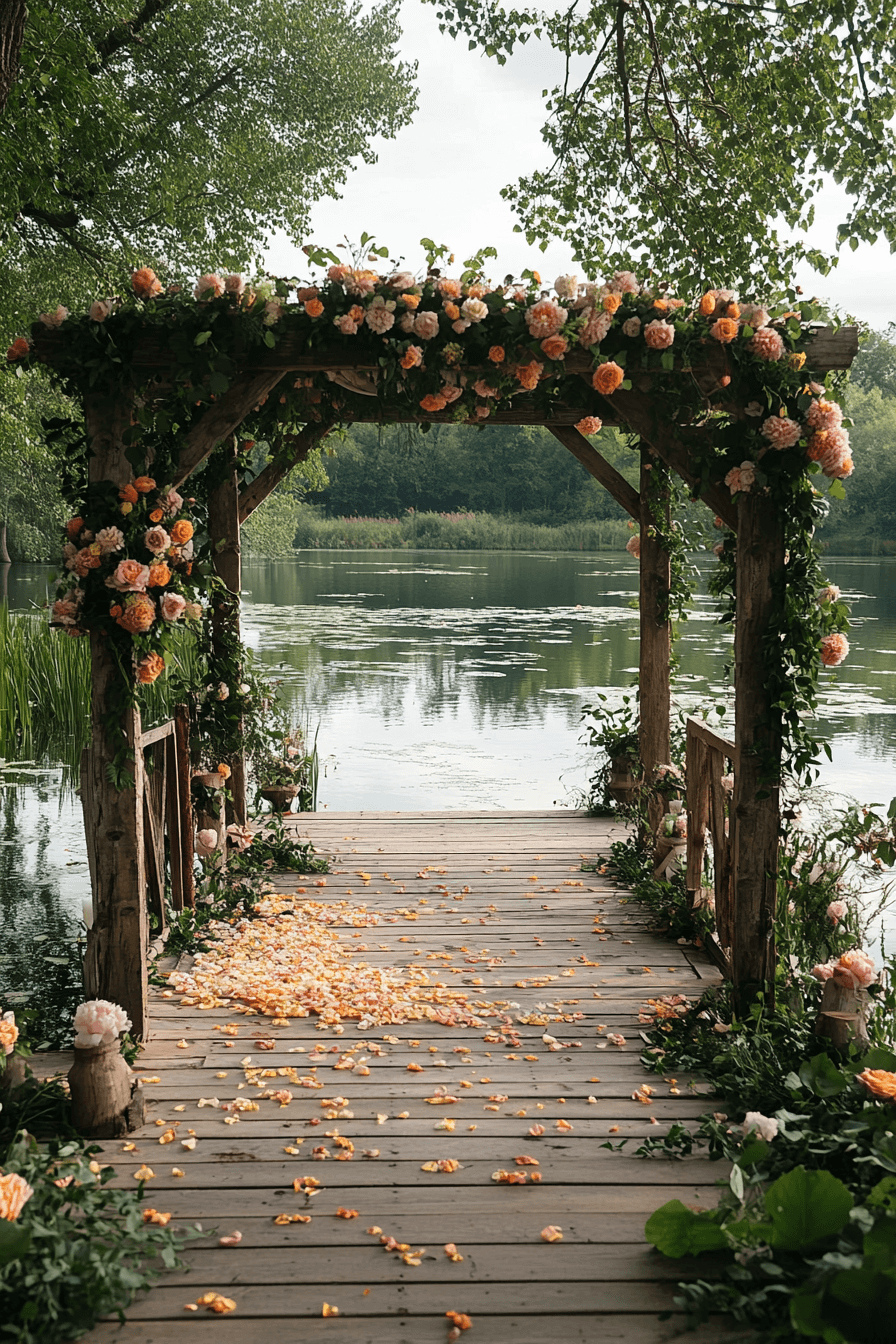 whimsical garden wedding