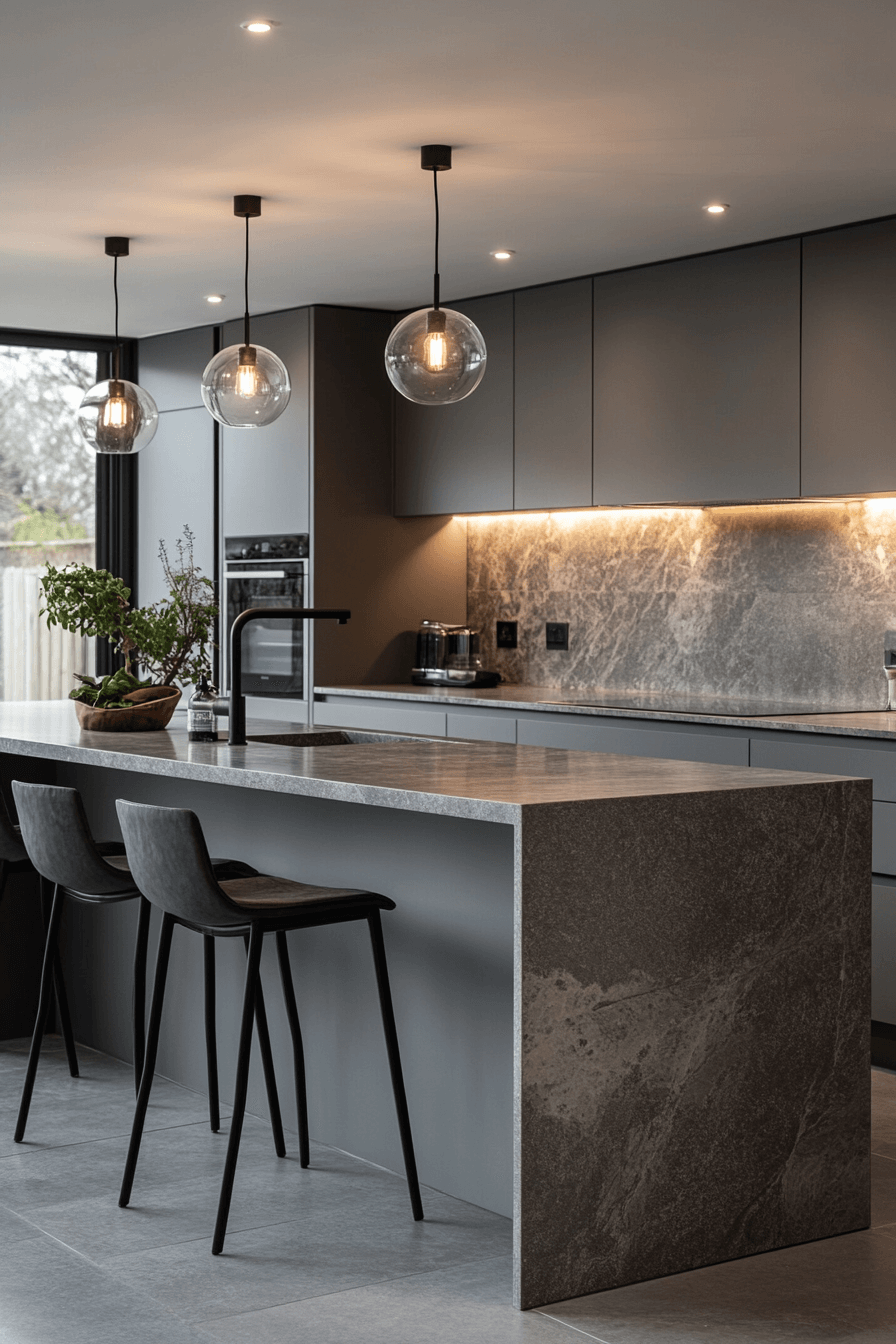 grey kitchen