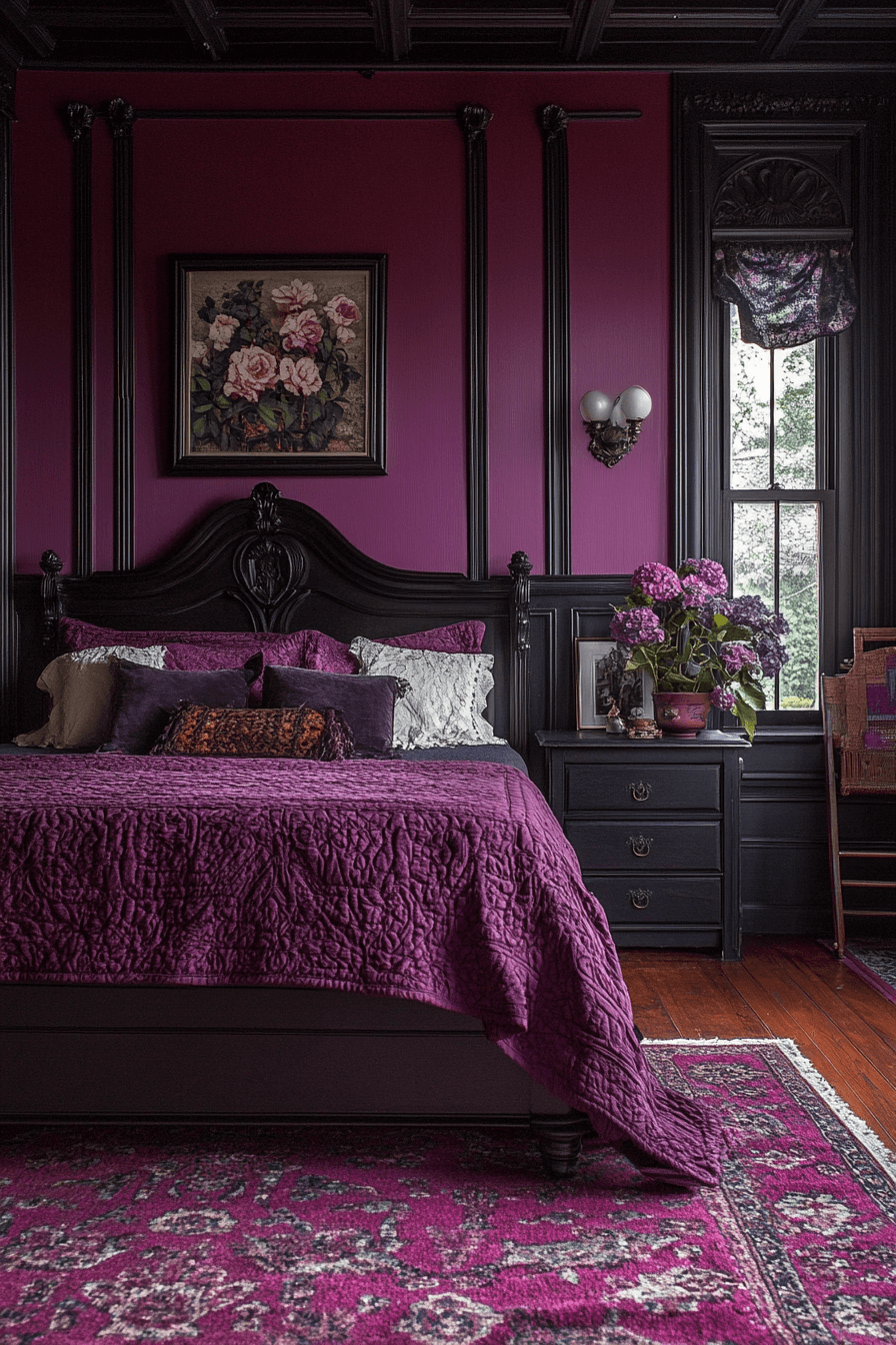 dark victorian bedroom