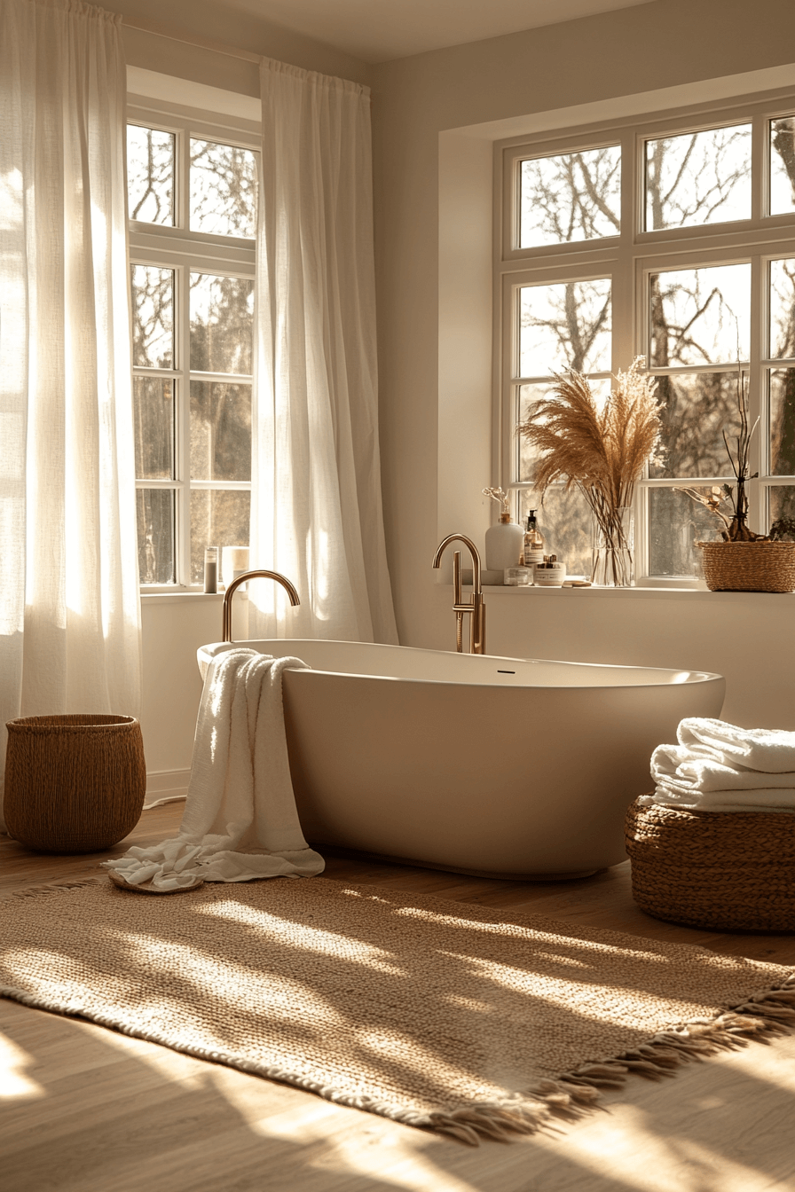 29 Japandi Bathroom Trends That Bring Harmony Home japandi bathroom