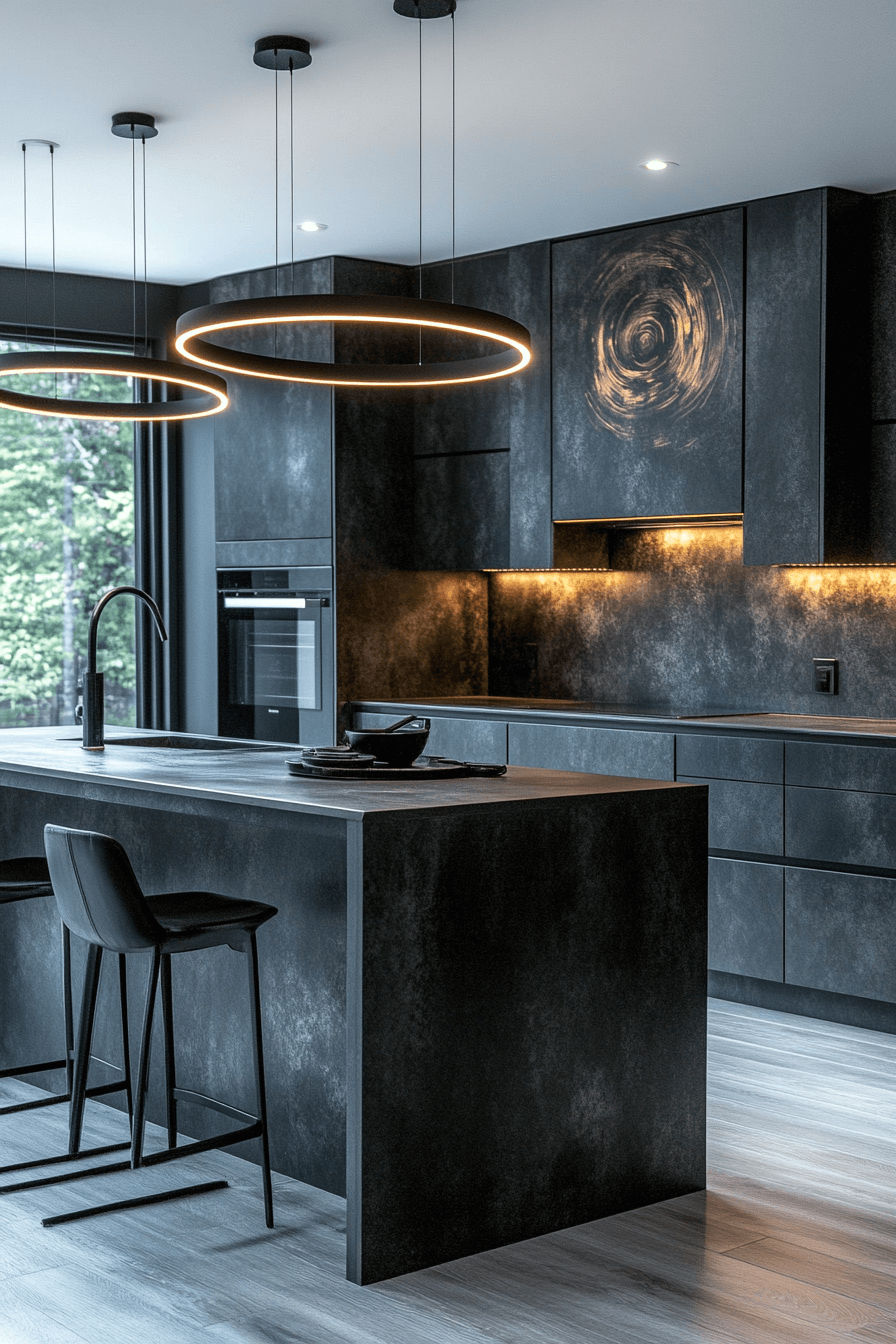 grey kitchen