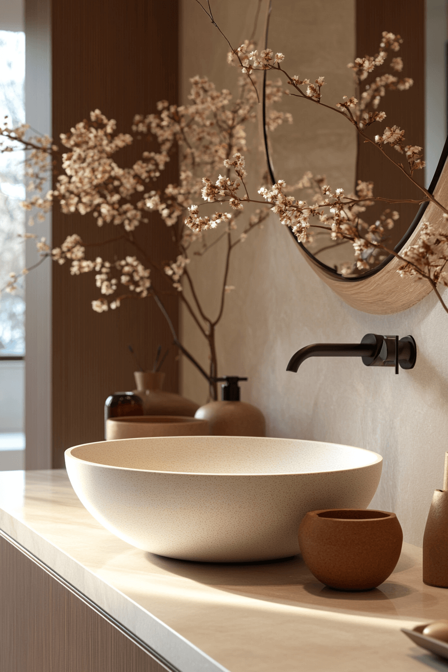 29 Japandi Bathroom Trends That Bring Harmony Home japandi bathroom
