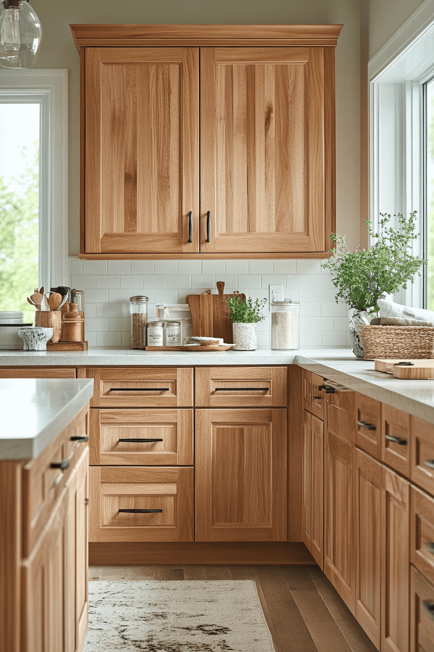 light wood kitchen cabinets