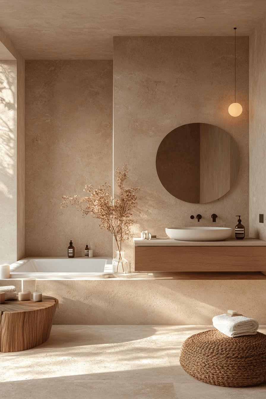 29 Japandi Bathroom Trends That Bring Harmony Home japandi bathroom