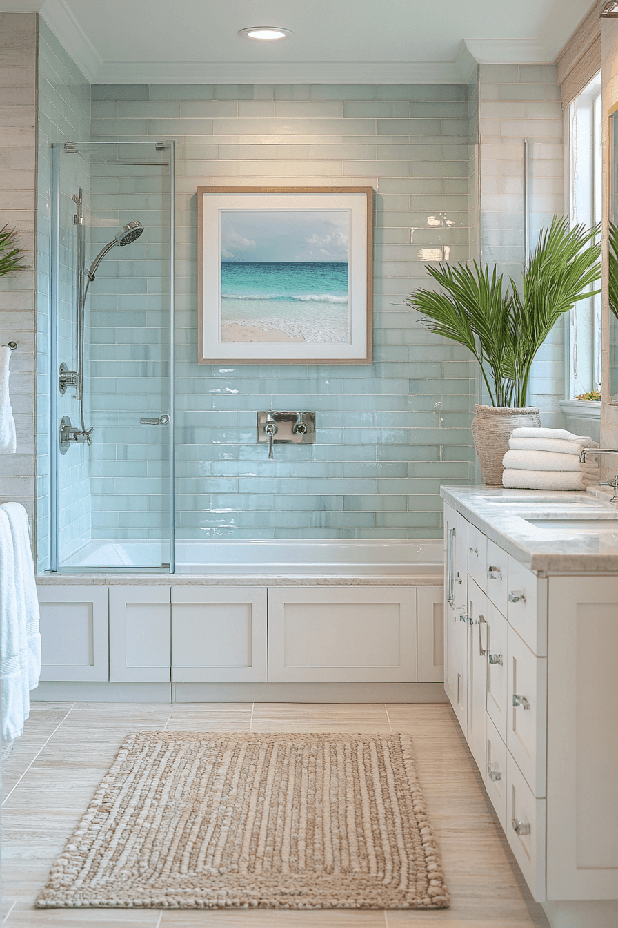 29 Coastal Bathroom Shower Ideas That Make Waves with Style coastal bathroom shower ideas