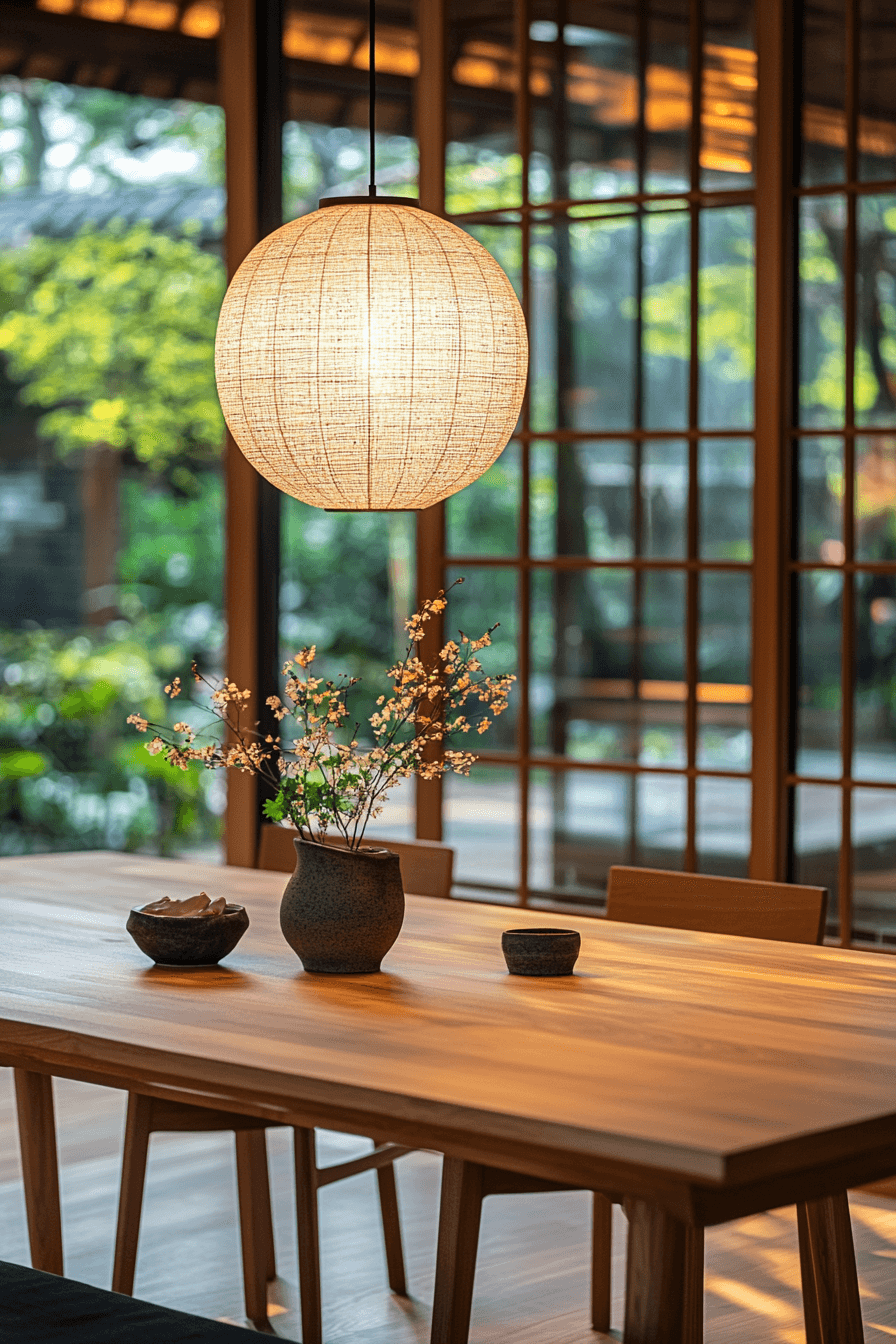 japandi dining room