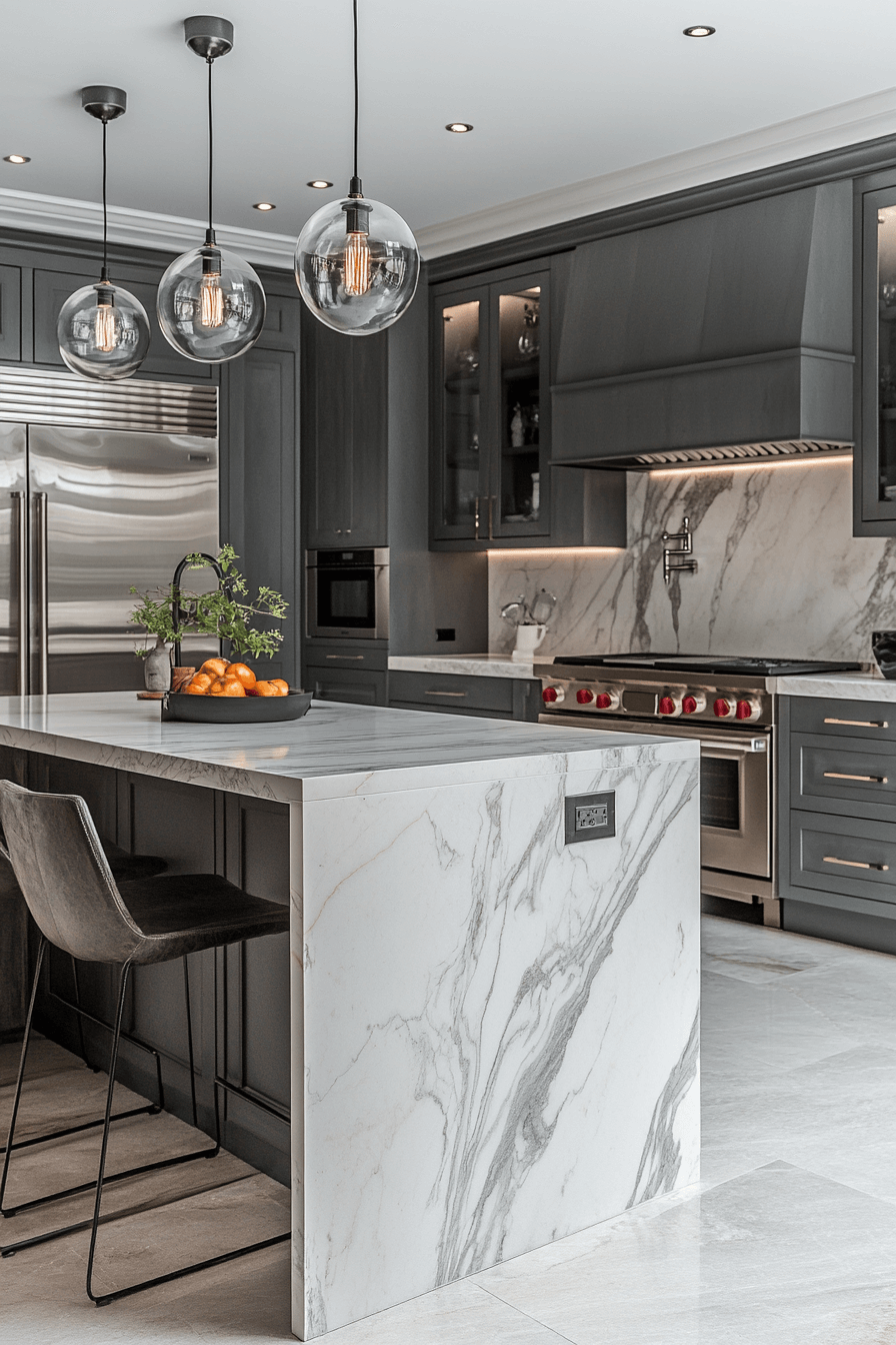 grey kitchen