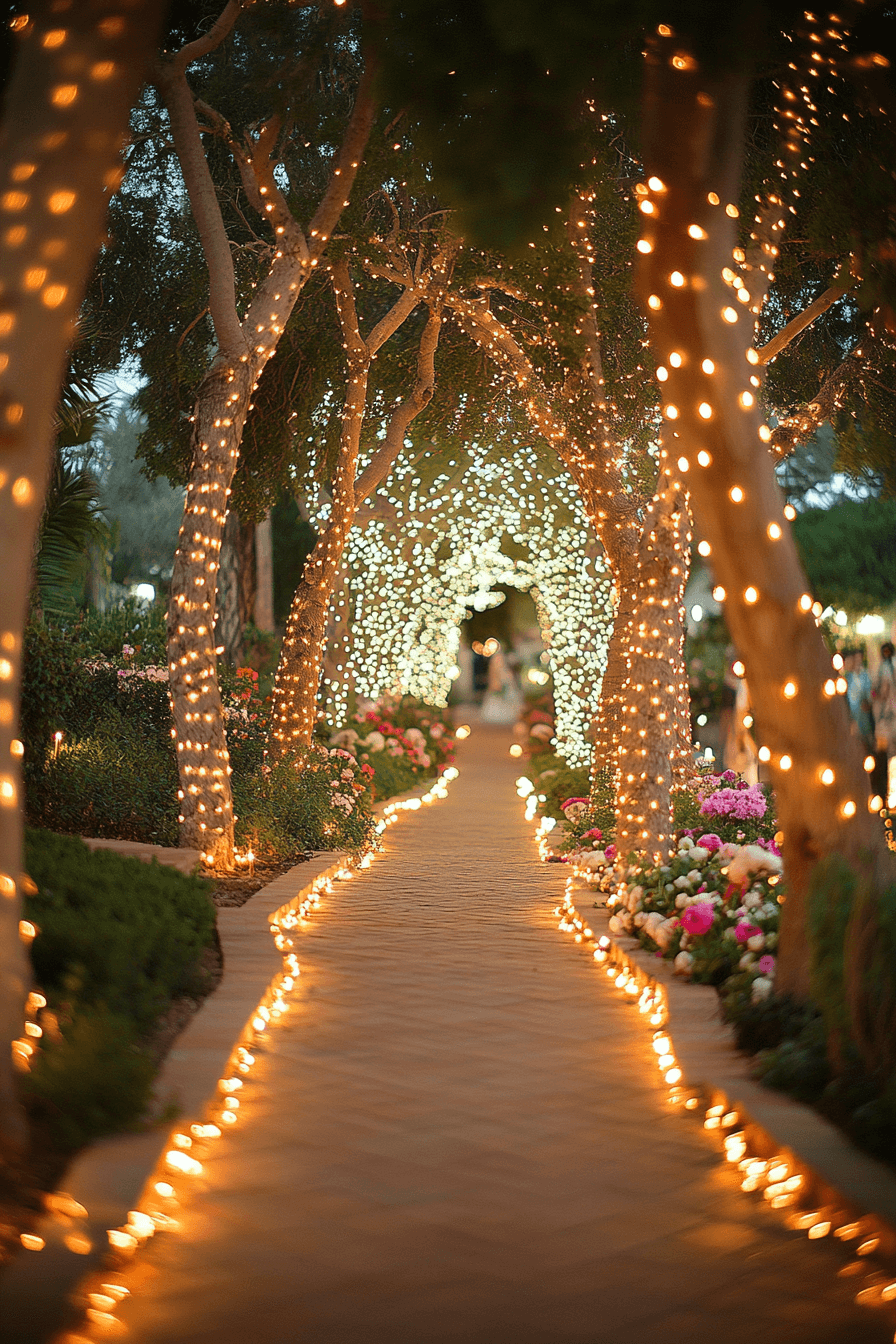 whimsical garden wedding