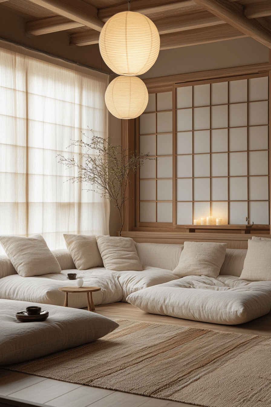 29 Japandi Living Room Themes for a Naturally Chic Home japandi living room
